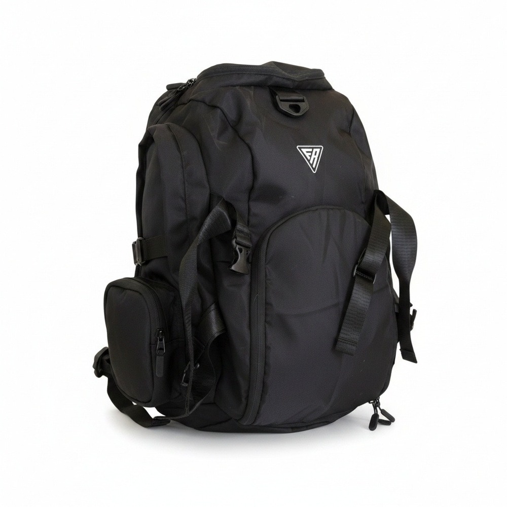 Flag Nor Fail Tactical Backpack Black Gym Travel Gear Bag Multi-Pocket Utility